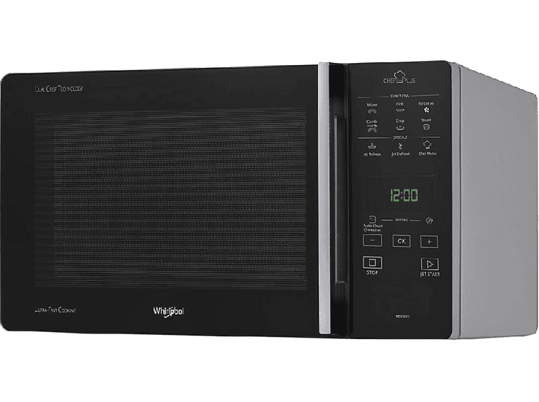 Microondas - Whirlpool MCP 349/1 SL, 800 W, 6 potencia, 25 l, Silver
