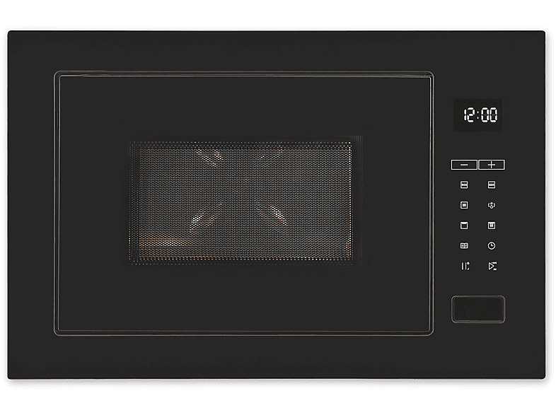Microondas integrable - Exquisit 815345001, 1450 W, 10 potencia, 25 l, Inox