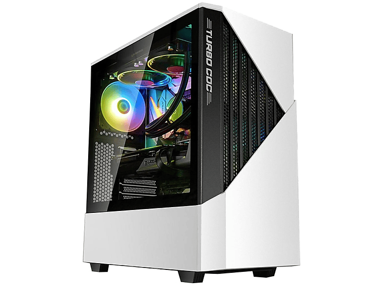 PC Gaming - Megamania Pteranodon, Intel Core i9-11900 de 8 núcleos 5.2 Ghz  Turbo, 32 GB RAM, 1 TB SSD, Radeon™ RX 6600, Windows 11 Pro, Blanco