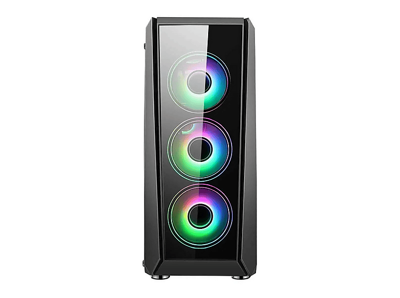PC Gaming - PC Racing RYZEN 7 ORDENADOR SOBREMESA, AMD Ryzen™ 7 5700G, 32 GB RAM, 1 TB SSD, Radeon™ RX 7600, Windows 11 Pro, Negro