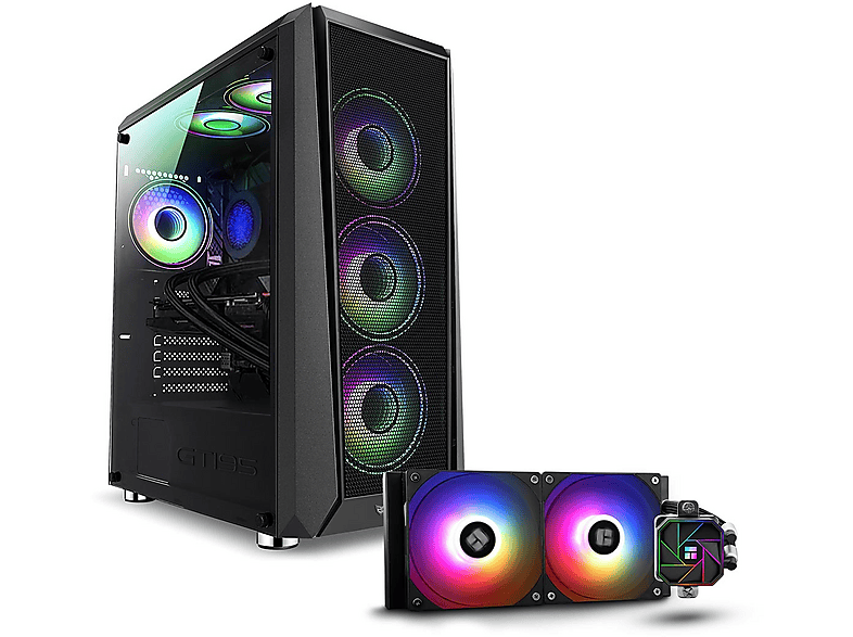 PC Gaming - PC Racing Equinox, AMD Ryzen™ 5 7600X, 64 GB RAM, 2 TB SSD, GeForce RTX™ 5070 Ti, Windows 11 Pro, Negro