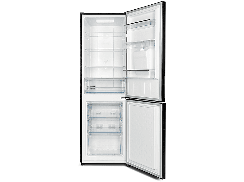 Frigorífico combi - Chiq FBM228NE4DE, No Frost Total, Deposito Agua 2L, No Frost, Altura 170 cm, Capacidad 231 l, Color Inox Oscuro