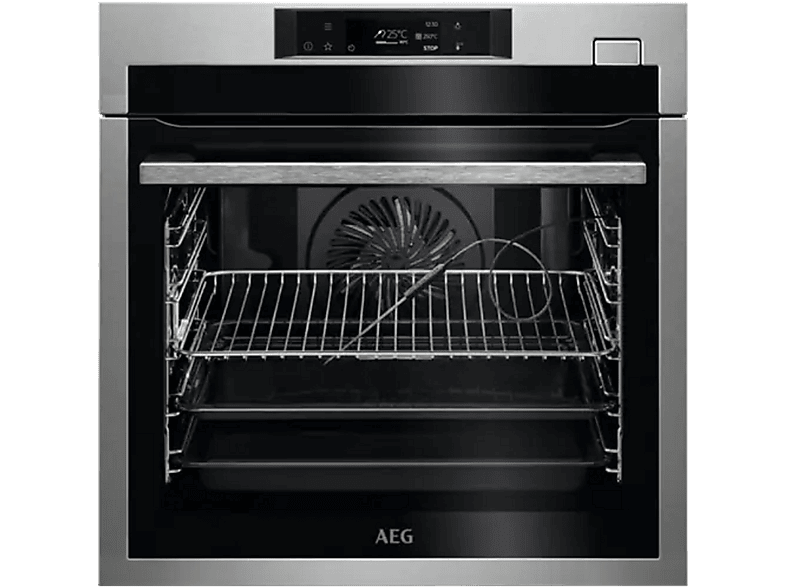 Horno multifunción - AEG BSE782380M, Integrable, 70 l, 59 cm, Inox Antihuellas