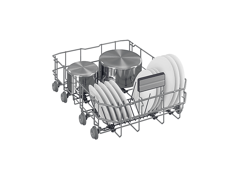 Lavavajillas integrable 45 cm - Beko DIS48120, 11 servicios, 8 programas, 448 mm, Inox