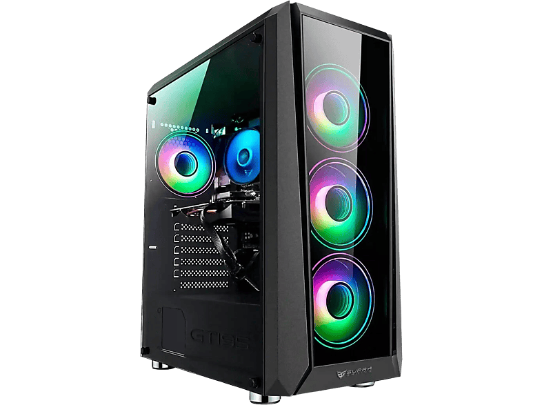 PC Gaming - PC Racing INTEL I5 ORDENADOR SOBREMESA, Intel® Core™ i5 10400F, 16 GB RAM, 1 TB SSD, GeForce RTX™ 3050, Windows 11 Pro, Negro