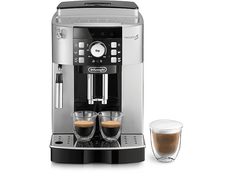 Cafetera express - Delonghi ECAM 21.116.SB, 15 bar, 1450 W, 2 tazas, Negro