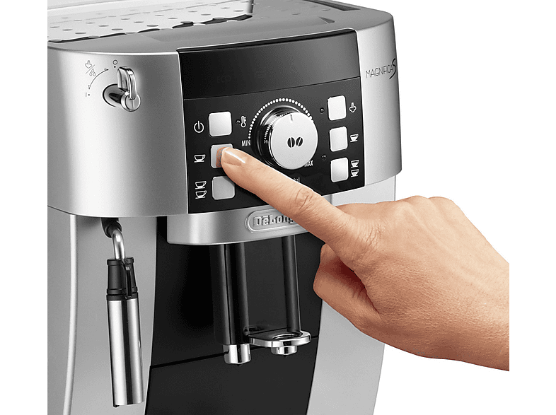Cafetera express - Delonghi ECAM 21.116.SB, 15 bar, 1450 W, 2 tazas, Negro