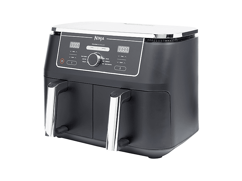 Freidora de aire - Ninja AF400EU FREI AIRE 6EN1 DOBLE 9.5L, 2470 W, Negro