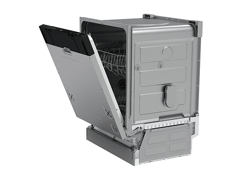Lavavajillas integrable - Midea MID60S110.1, 12 servicios, 4 programas, 60,0 cm, Sin panelar