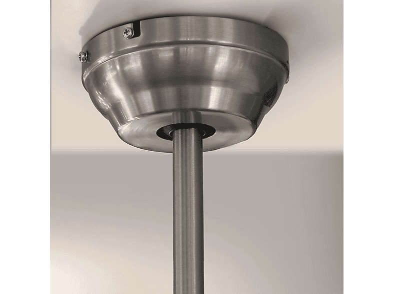 Ventilador de techo - Wonderlamp TWIN, 46 W, 3 velocidades, Plata