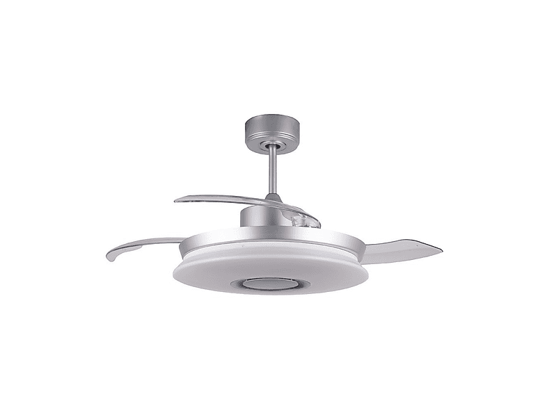 Ventilador de techo - Wonderlamp COSMO, 18 W, 6 velocidades, Plata
