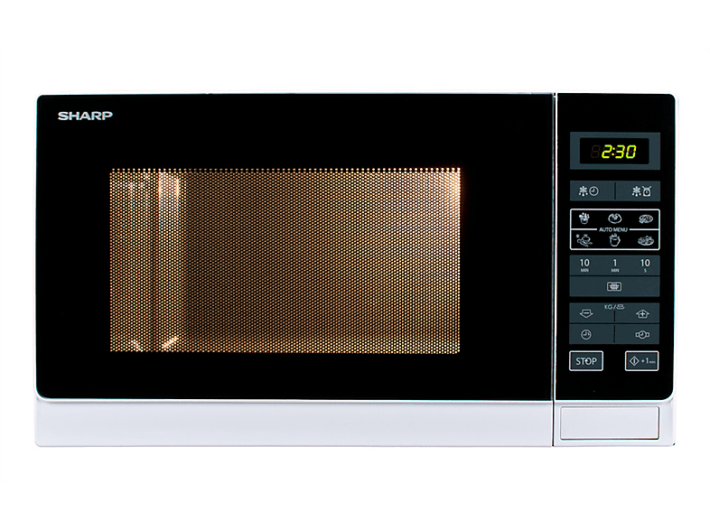 Microondas libre instalación - Sharp 18100100, 900 W, 25 l, Inox