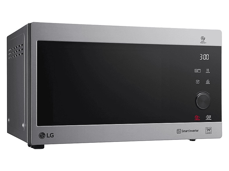 Microondas libre instalación - LG MH6565CPS, 1150 W, 5 potencia, 25 l, Acero inoxidable