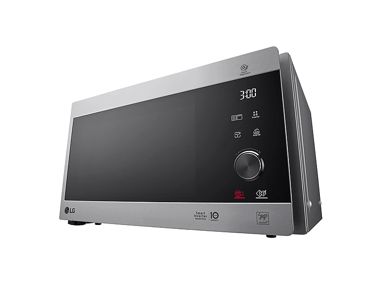 Microondas libre instalación - LG MH6565CPS, 1150 W, 5 potencia, 25 l, Acero inoxidable