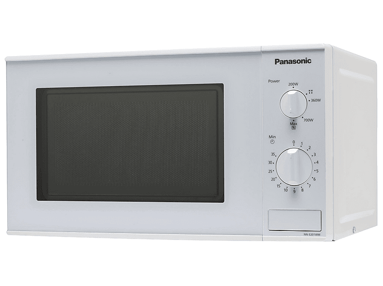 Microondas libre instalación - Panasonic NN-E201WMEPG, 800 W, 5 potencia, 20 l, Blanco