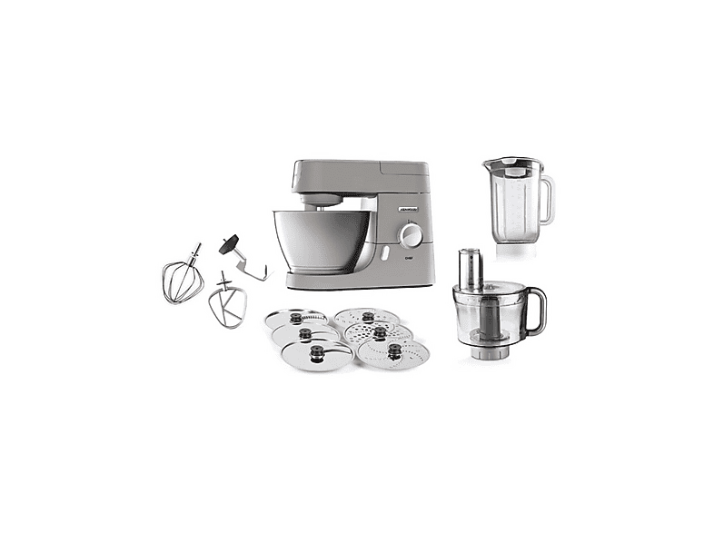 Robot de cocina - Kenwood 0W20011179, 1000 W, 4,6 l, Gris
