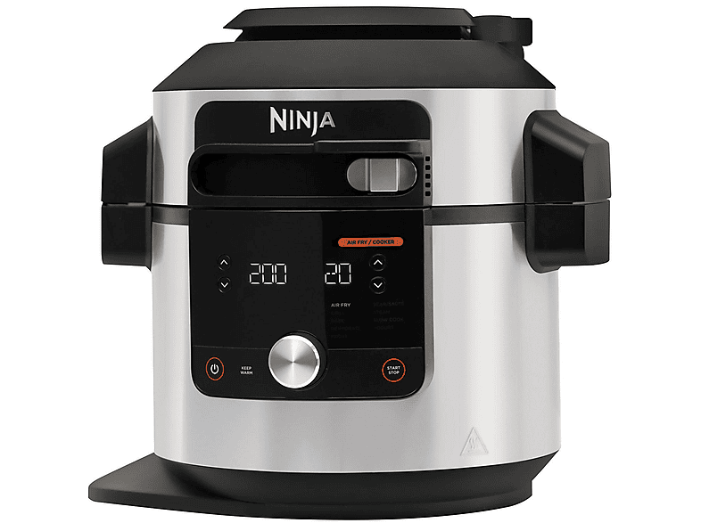 Olla eléctrica - Ninja OL650EU OLLA ELECTRICA MULTIFUNCION 7,5L SMARTLID, 1760 W, 0 l, Acero inoxidable/Negro