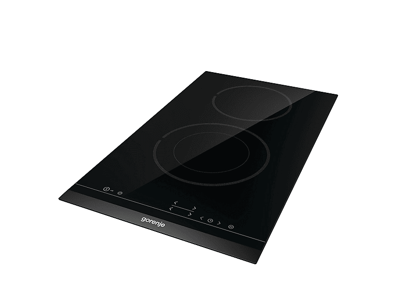 Placa de vitrocerámica - Gorenje ECT322BCSC, 2 zonas, 300 mm, Negro