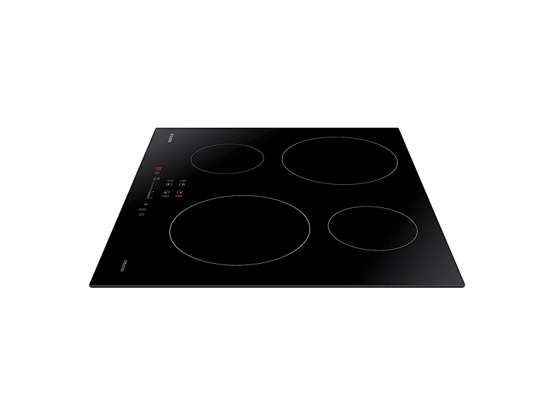 Placa de inducción - Samsung NZ64M3707AK/UR, 4 zonas, 590 mm, Negro