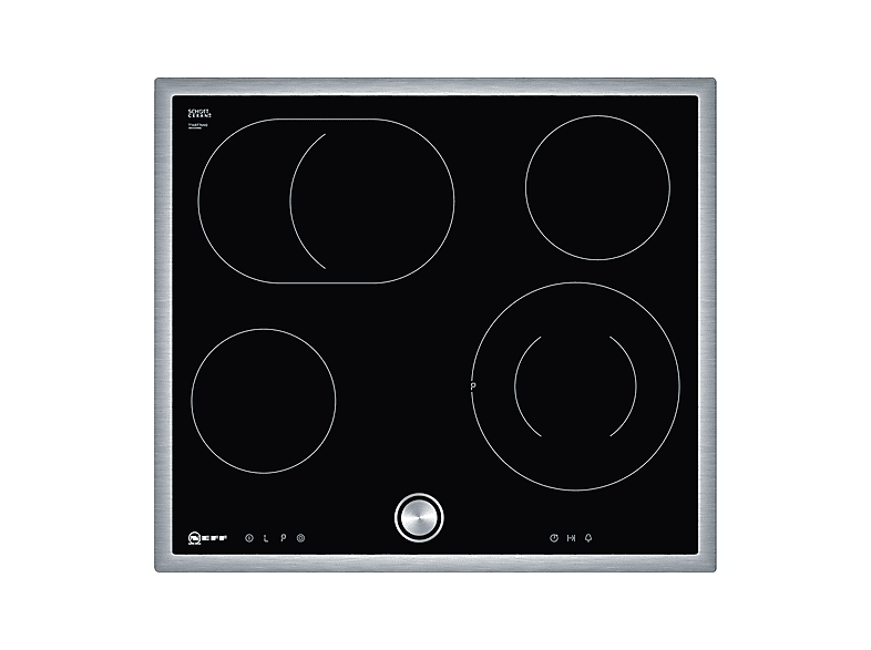 Placa de vitrocerámica - Neff T16BT76N0, 4 zonas, 583 mm, Negro