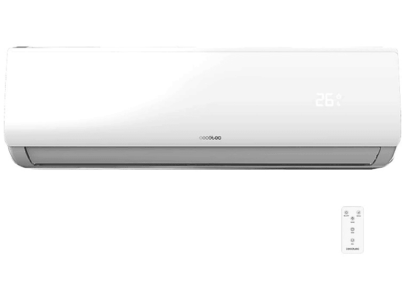 Split 1x1 - Cecotec 8183 SPLIT AIRCLIMA 18000 SMARTFRESH, 4500 fg/h, Función Inverter, Blanco