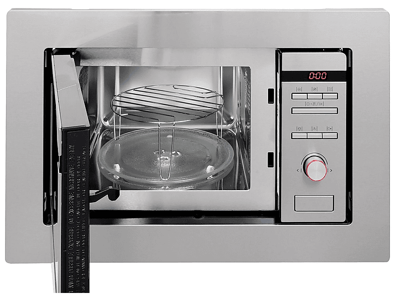 Microondas - Fagor 3MWB-201CEGX, 1250 W, 5 potencia, 20 l, Acero Inox