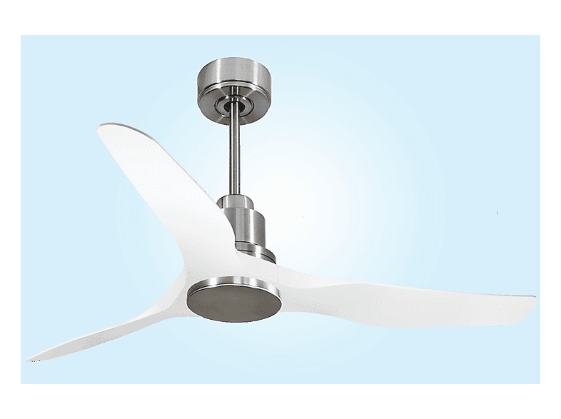 Ventilador de techo - Purline ThassosD127C0464486, 6 velocidades, Plata