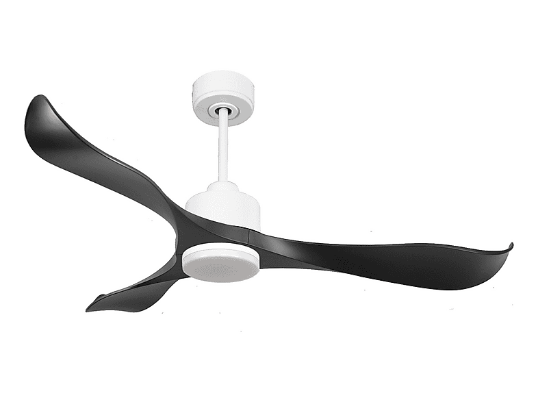 Ventilador de techo - Purline UtilaD132C03LED64933, 18 W, 6 velocidades, Blanco