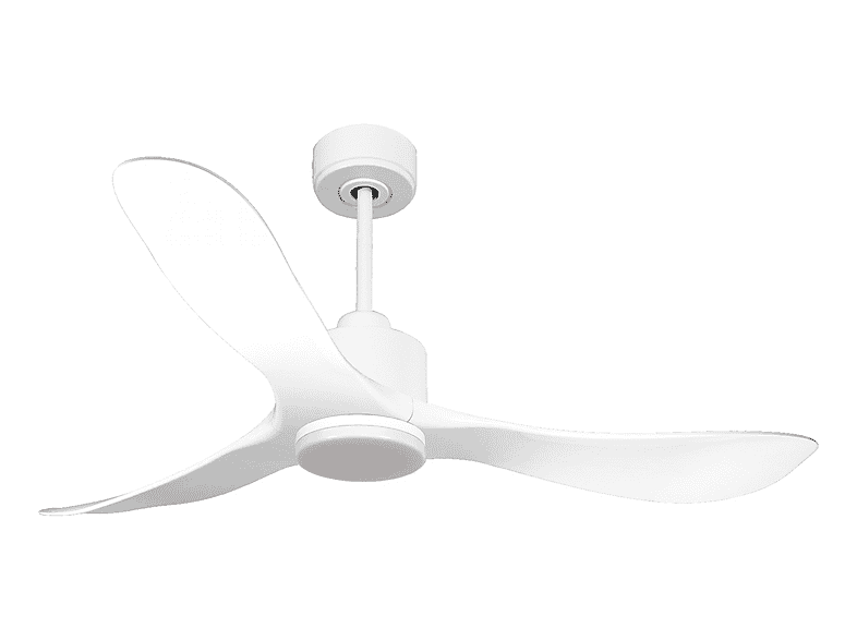 Ventilador de techo - Purline TongaD132C03LED64936, 18 W, 6 velocidades, Blanco