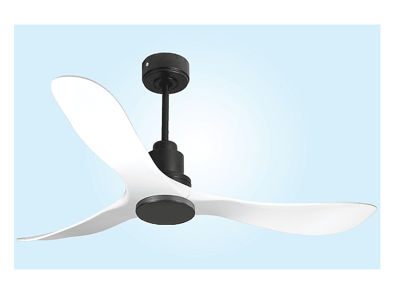 Ventilador de techo - Purline TongaD132C0464564, 6 velocidades, Negro