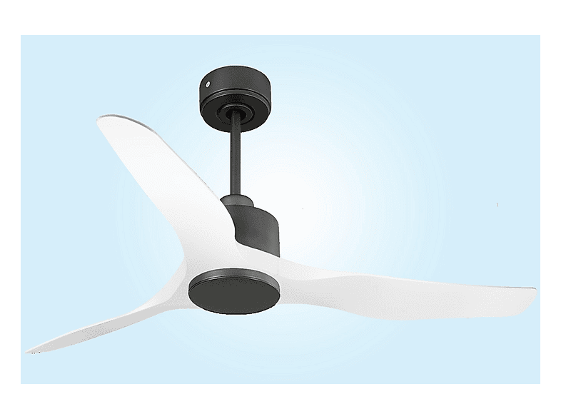 Ventilador de techo - Purline ThassosD127C0365190, 6 velocidades, Negro