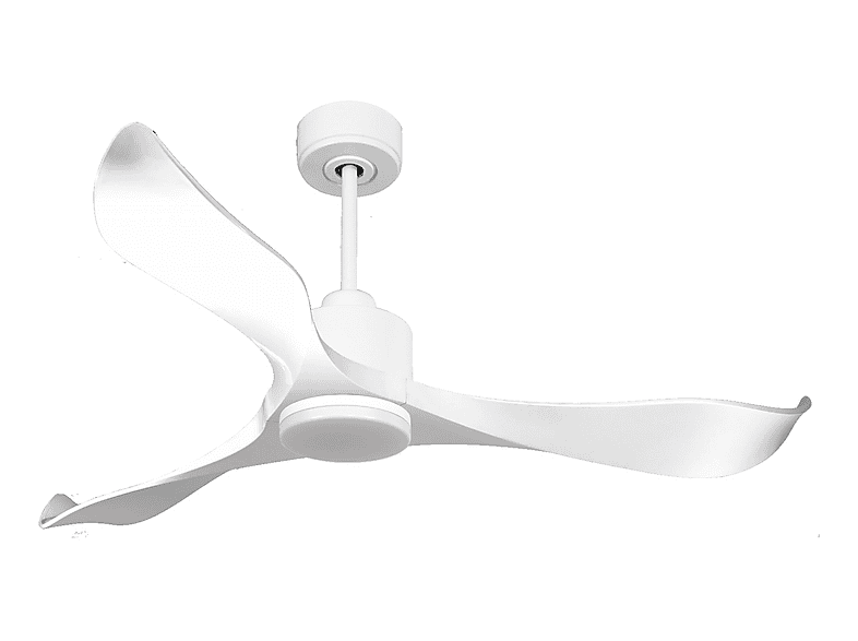 Ventilador de techo - Purline VirginD132C03LED64932, 18 W, 6 velocidades, Blanco