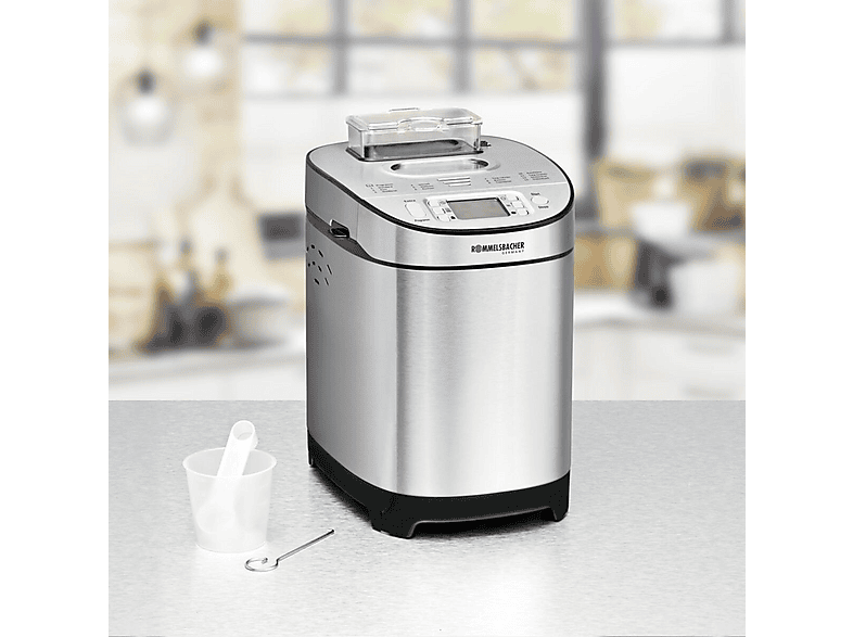 Panificadora - Rommelsbacher BA 550, Acero inoxidable