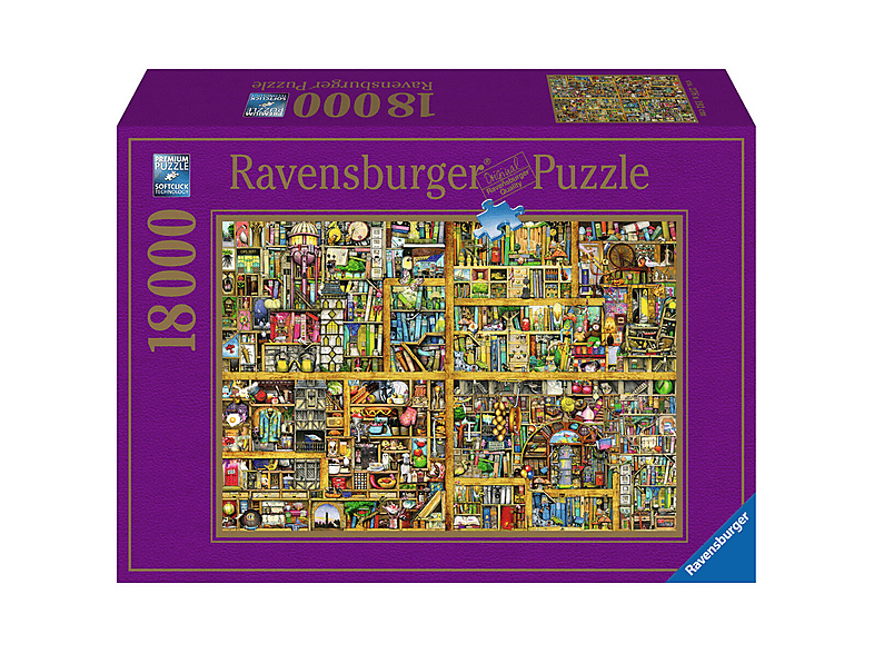 Puzzle - Ravensburger Magic Library, edad recomendada: 14 año(s)
