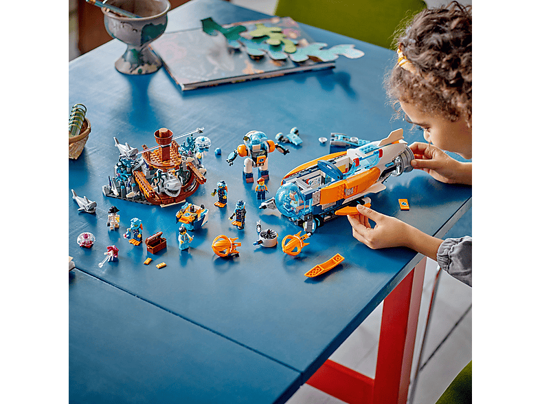 Juego de construcción - LEGO Set de juguetes de construcción LEGO® City 60379 Submarino de Exploración Profundidades (842 piezas)
