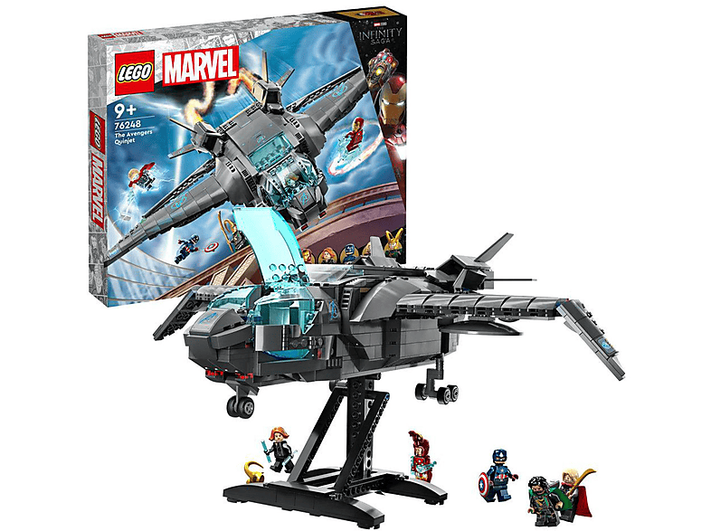 Juego de construcción - LEGO Set de juguetes de construcción LEGO® Marvel 76248 Quinjet de los Vengadores (795 piezas), edad recomendada: 9 año(s)