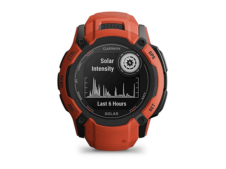 Smartwatch - Garmin 010-02805-01, Talla única, polímero, Rojo