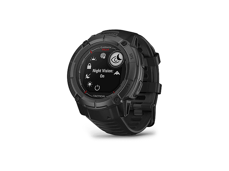 Smartwatch - Garmin Instinct 2X Solar Tactical Edition, Talla única, Polímero, Negro