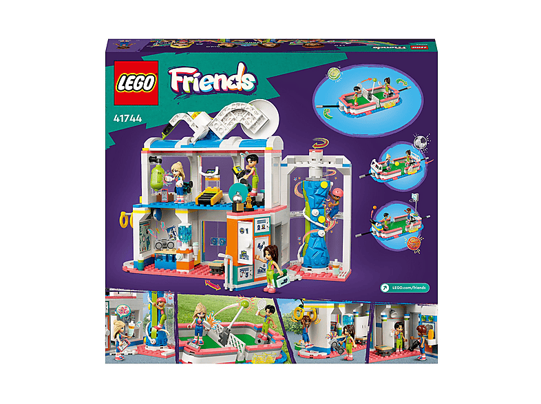 Juego de construcción - LEGO Set de juguetes de construcción LEGO® Friends 41744 Centro Deportivo (832 piezas), edad recomendada: 8 año(s)