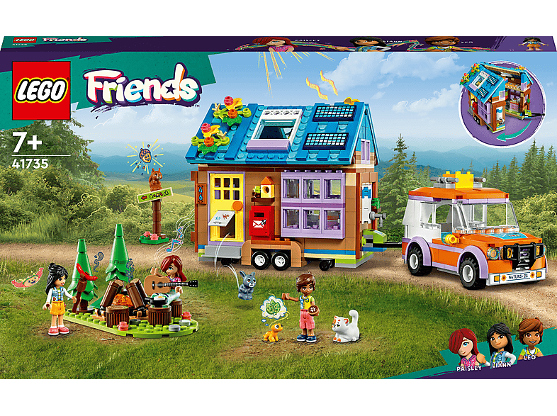Juego de construcción - LEGO Friends Pequeña Casa Móvil - 41735, edad recomendada: 7 año(s), 785 piezas