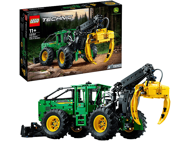 Juego de construcción - LEGO Set de juguetes de construcción LEGO® Technic 42157 Skidder John Deere 948L-II (1492 piezas), edad recomendada: 11 año(s)