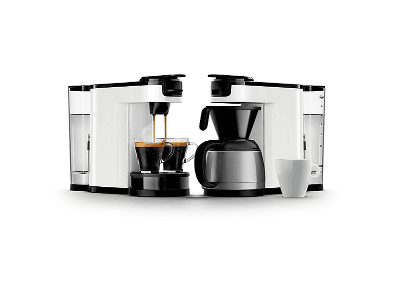 Cafetera combinada - Philips HD6592/04, 1450 W, Negro