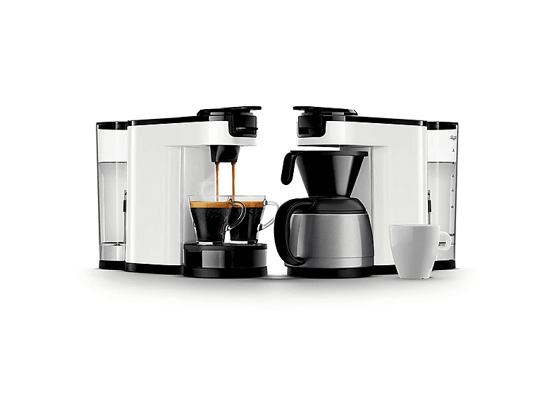 Cafetera combinada - Philips HD6592/04, 1450 W, Negro