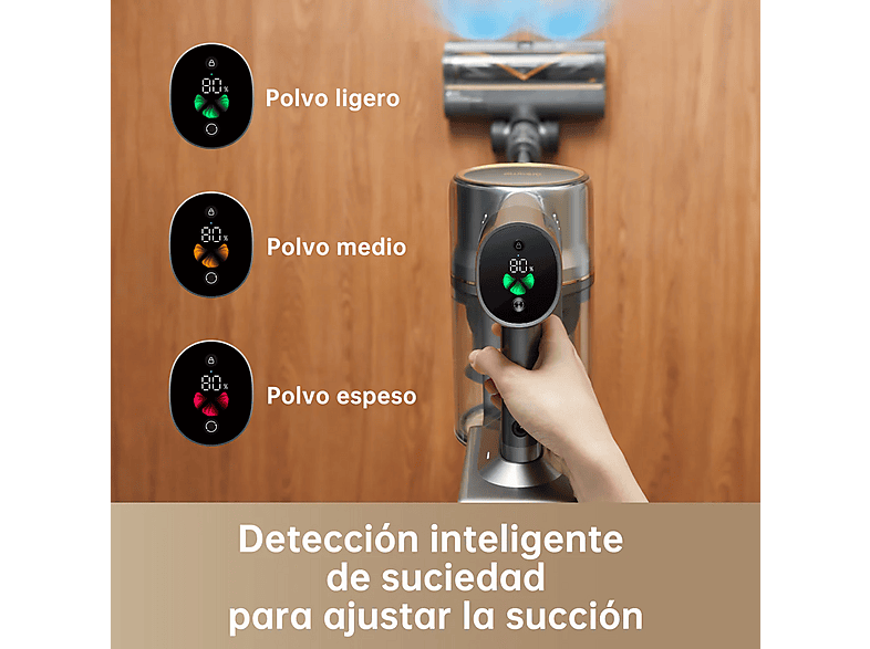 Aspirador escoba - Dreame R20 CORDLESS STICK VACUUM, 570 W, Potencia de succión 190 W, Depósito 0,6 l, Autonomía 90 min, Negro