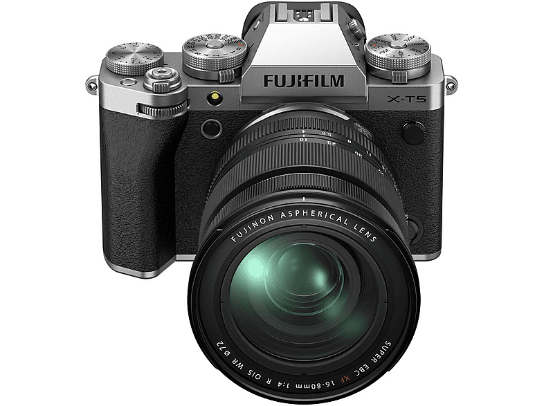 Cámara EVIL - Fujifilm X-T5 Plata + 16-80 mm, X-Trans CMOS, Full HD 1080p