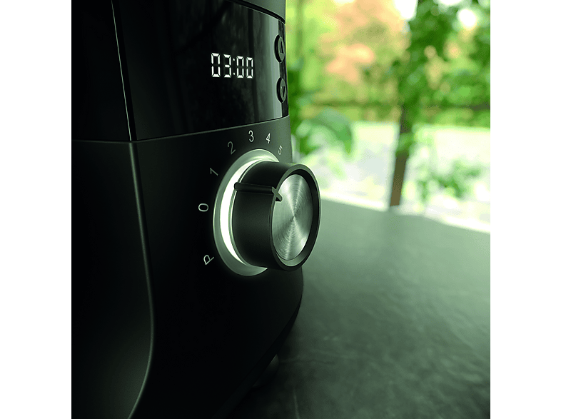 Robot de cocina - Philips HR7962/01, 1000 W, 5,5 l, Negro