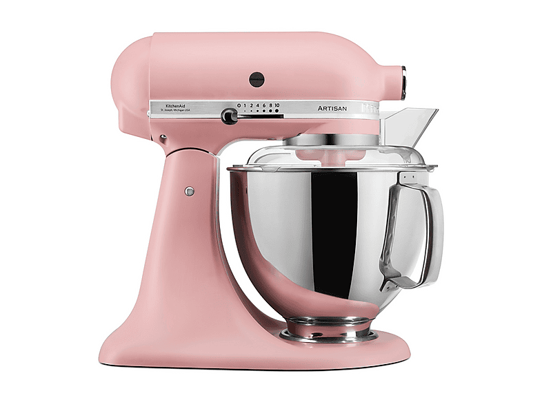 Robot de cocina - KitchenAid 5KSM175PSEFL, 300 W, 4,8 l, Beis