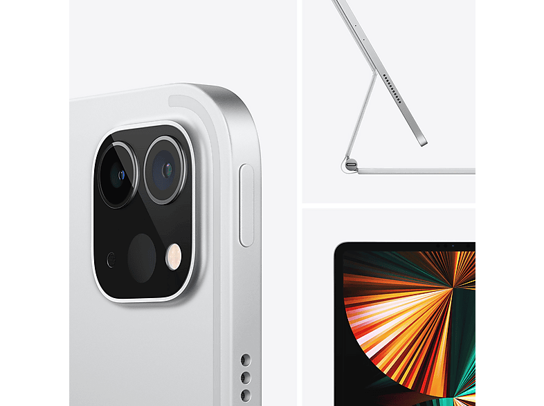 Tablet - Apple iPad Pro, 2 TB, Gris, 12,9 ", 16 GB RAM, Apple M, M1, Tablet iPadOS