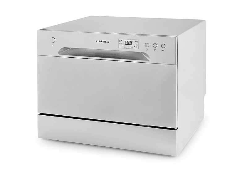 Lavavajillas compacto - Klarstein Havasia UV 6, 6 programas, 55 cm, Plata Metálica