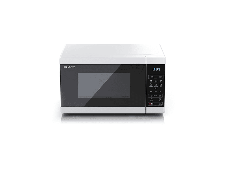 Microondas - Sharp YC-MS02ES, 800 W, 11 potencia, Plata